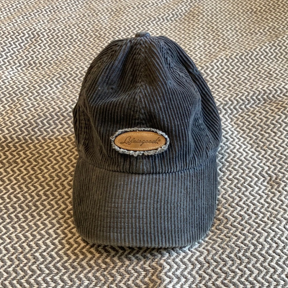 Life is Good corduroy hat (vintage)